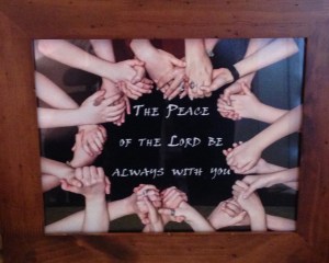 A gift from the children celebrating their First Informed Communion