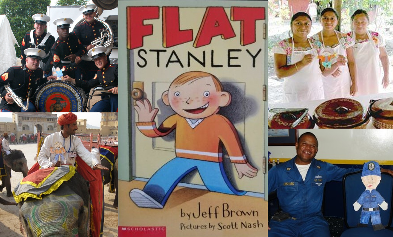 Flat Stanley Collage