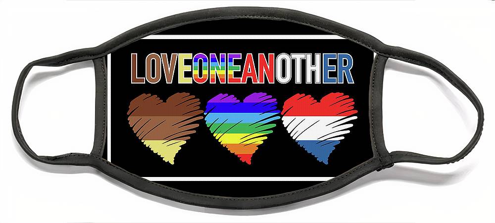 love-one-another-heart-art-tri-color-artistic-mystic