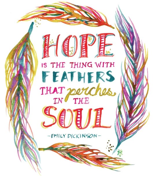 Hope is the thing with feathers 2